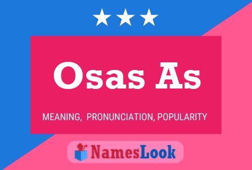 Osas As Name Poster