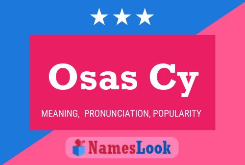 Osas Cy Name Poster