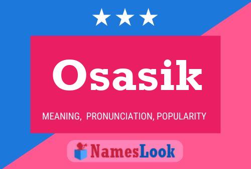 Osasik Name Poster