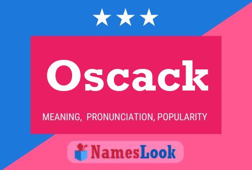 Oscack Name Poster