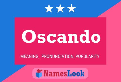 Oscando Name Poster