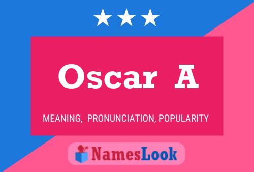 Oscar  A Name Poster