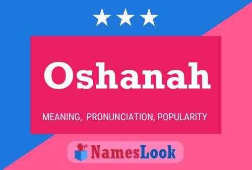 Oshanah Name Poster