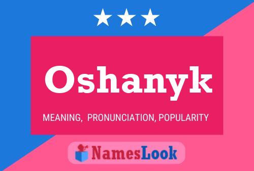 Oshanyk Name Poster