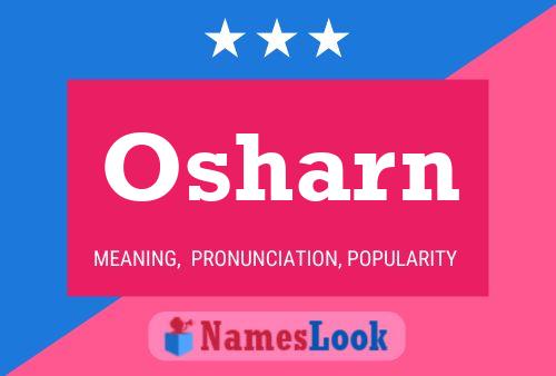 Osharn Name Poster