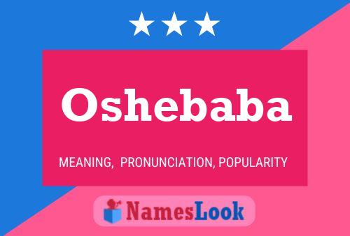 Oshebaba Name Poster