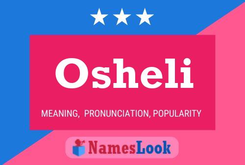 Osheli Name Poster