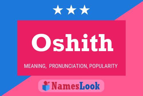 Oshith Name Poster