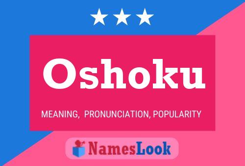 Oshoku Name Poster