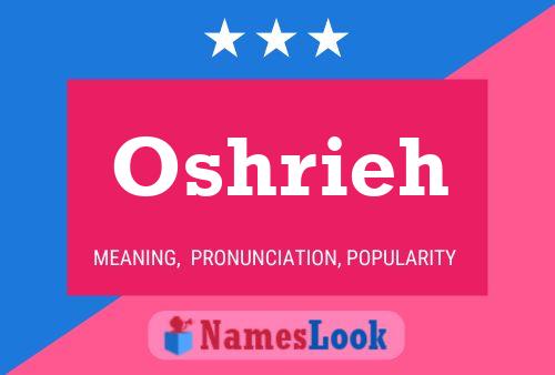 Oshrieh Name Poster