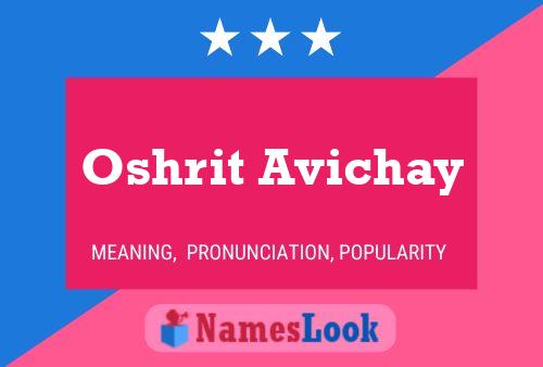 Oshrit Avichay Name Poster