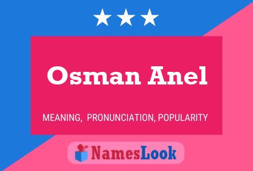 Osman Anel Name Poster