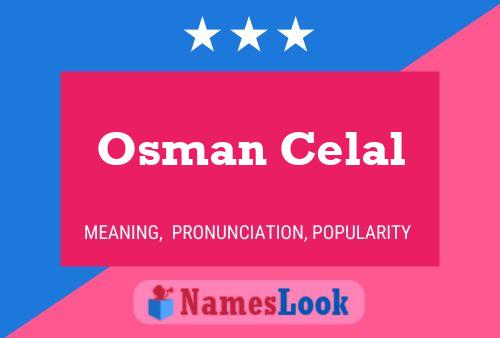 Osman Celal Name Poster