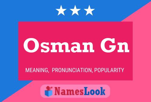 Osman Gn Name Poster