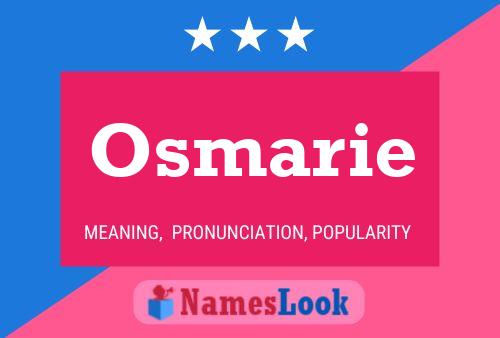 Osmarie Name Poster