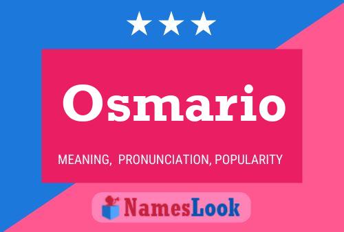 Osmario Name Poster