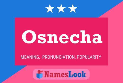 Osnecha Name Poster