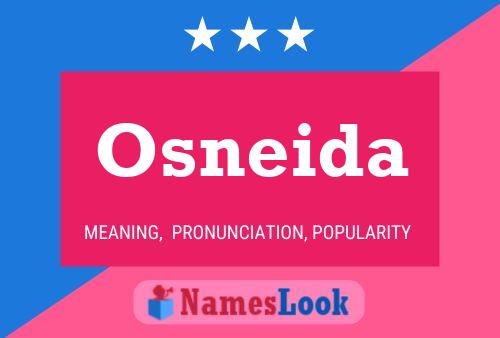 Osneida Name Poster