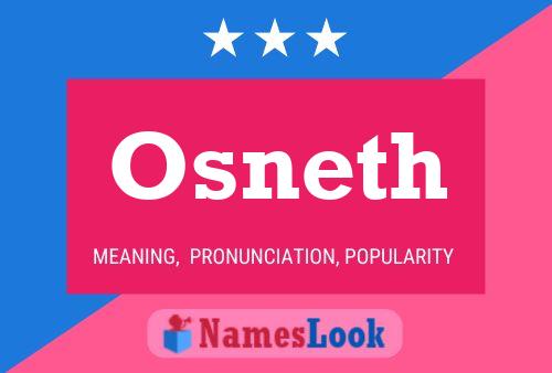 Osneth Name Poster