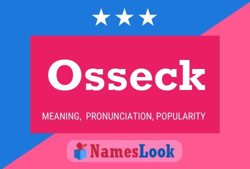 Osseck Name Poster