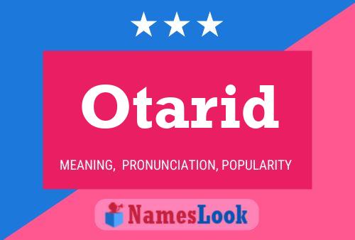 Otarid Name Poster