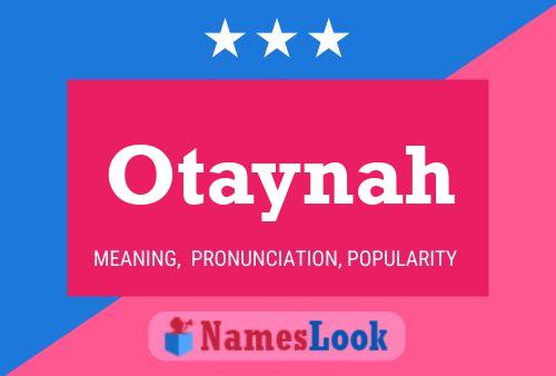 Otaynah Name Poster