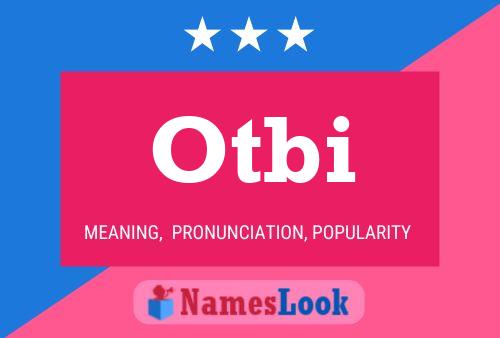 Otbi Name Poster