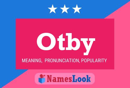 Otby Name Poster