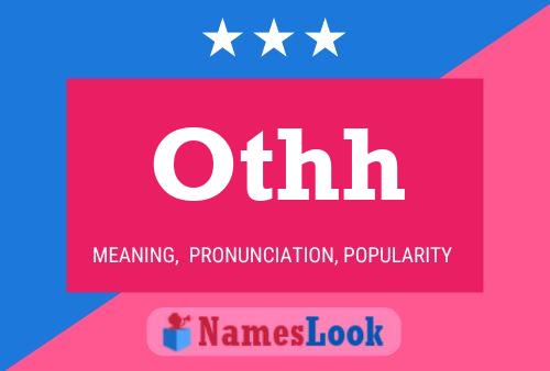 Othh Name Poster