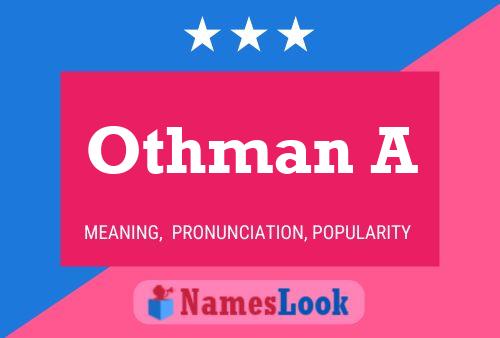 Othman A Name Poster