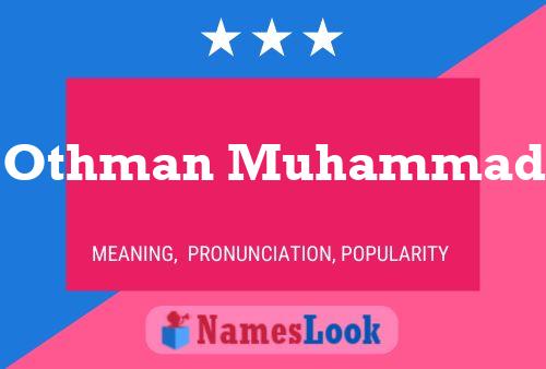 Othman Muhammad Name Poster