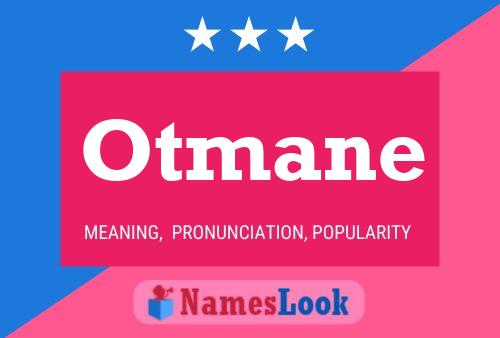 Otmane Name Poster