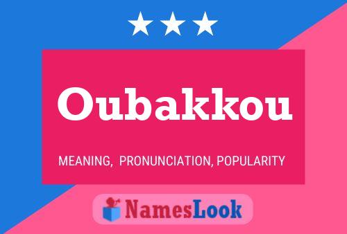 Oubakkou Name Poster