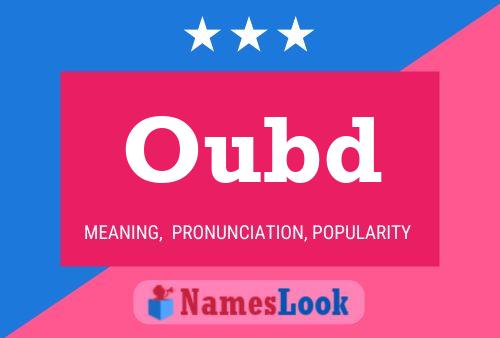 Oubd Name Poster