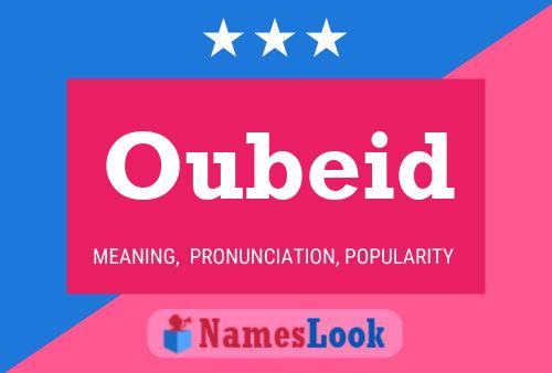 Oubeid Name Poster