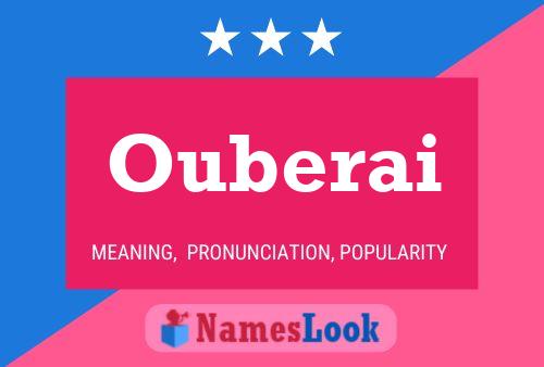 Ouberai Name Poster