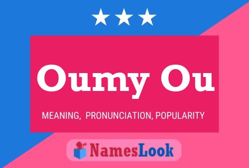 Oumy Ou Name Poster