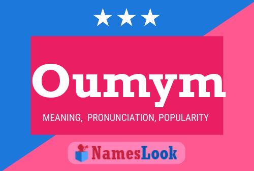 Oumym Name Poster