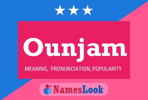 Ounjam Name Poster