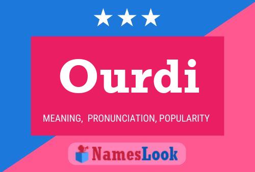 Ourdi Name Poster