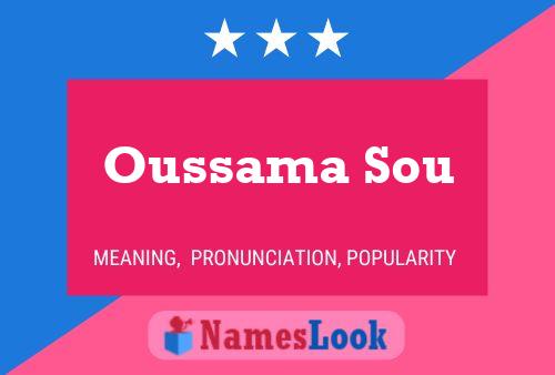 Oussama Sou Name Poster