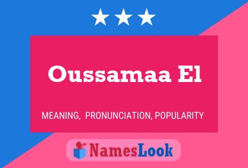 Oussamaa El Name Poster