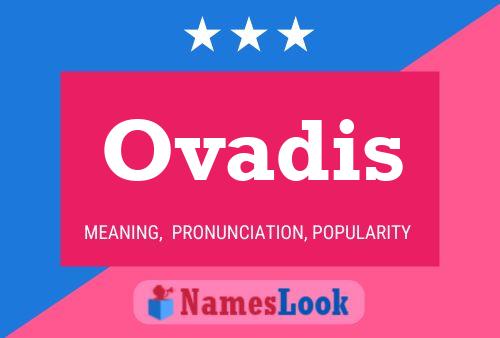 Ovadis Name Poster