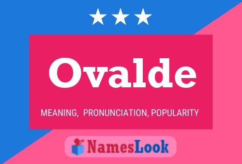 Ovalde Name Poster