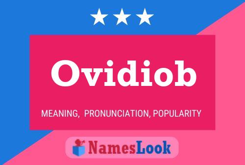 Ovidiob Name Poster