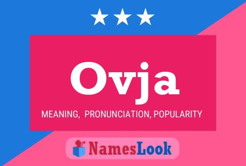 Ovja Name Poster