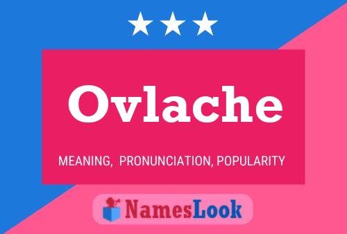 Ovlache Name Poster