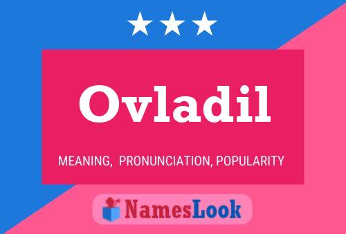 Ovladil Name Poster