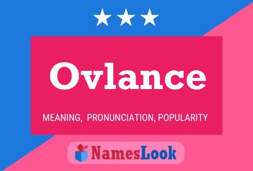 Ovlance Name Poster