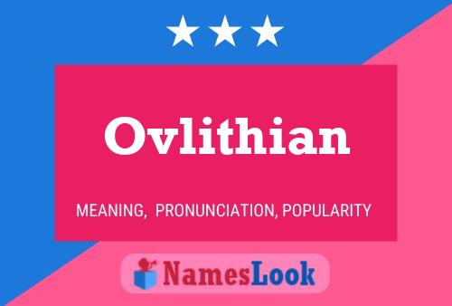 Ovlithian Name Poster